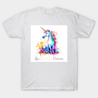 [AI Art] Sparkle like a unicorn T-Shirt